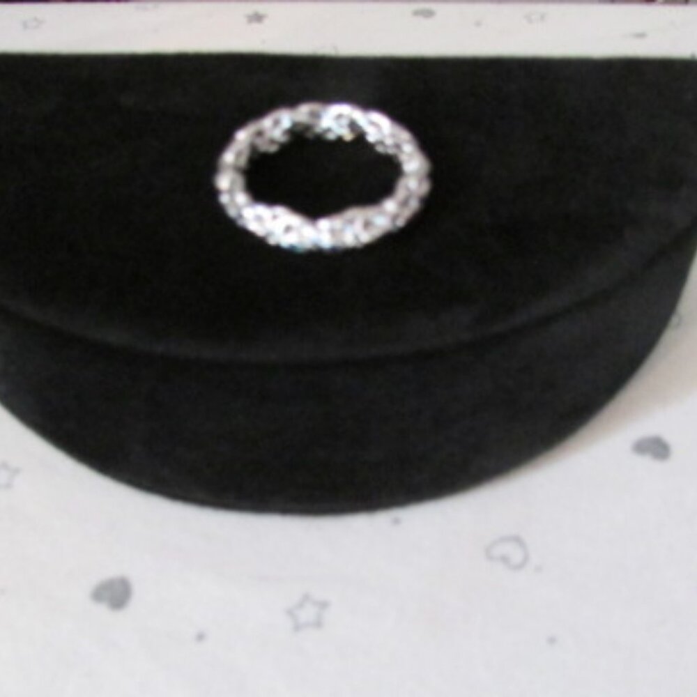 brand new 14k white gold Resin Milor Italy Ring - Picture 3 of 6